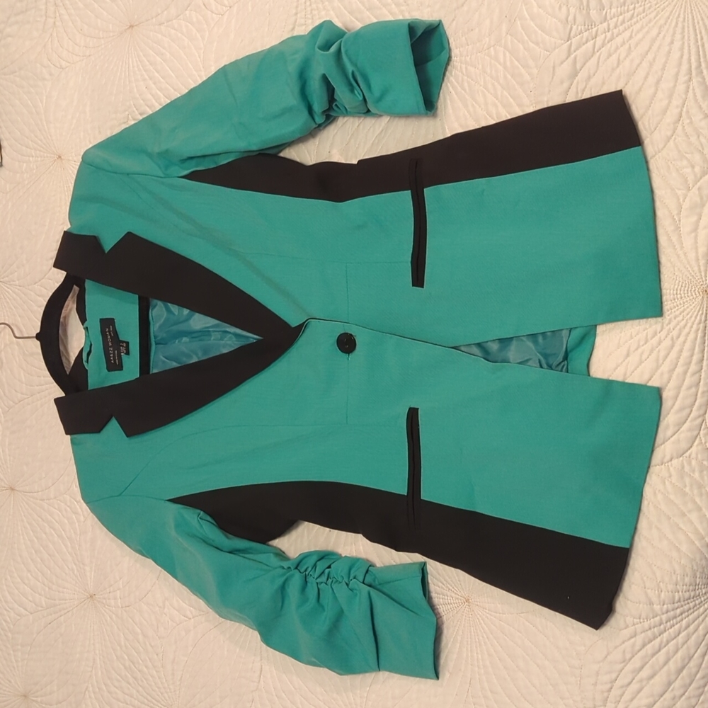 Color block fitted blazer - Picture 2 of 3